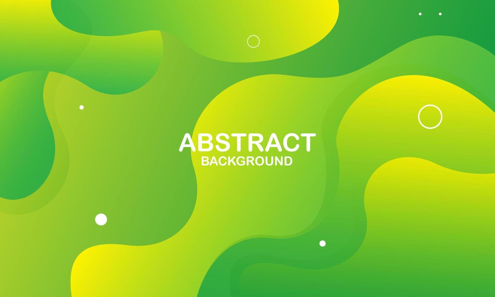 abstract green wave background vector