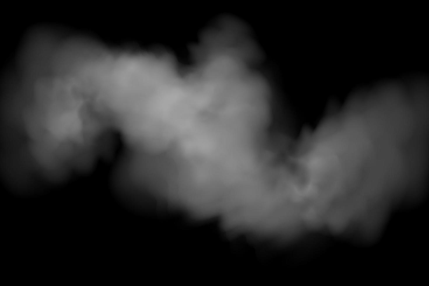 nubosidad vectorial blanca, niebla o humo sobre fondo oscuro a cuadros.cielo nublado o smog sobre la ciudad.ilustración vectorial. vector