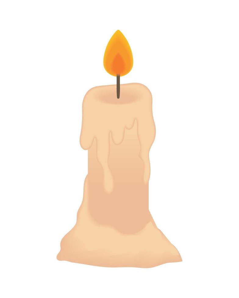 candle light decoration vector