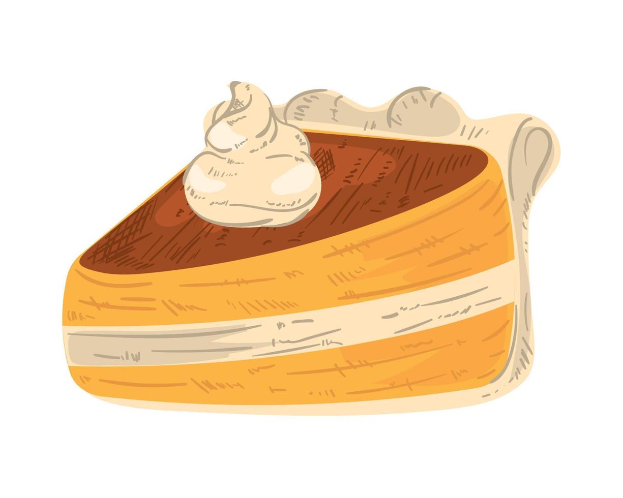 cake with cream vector