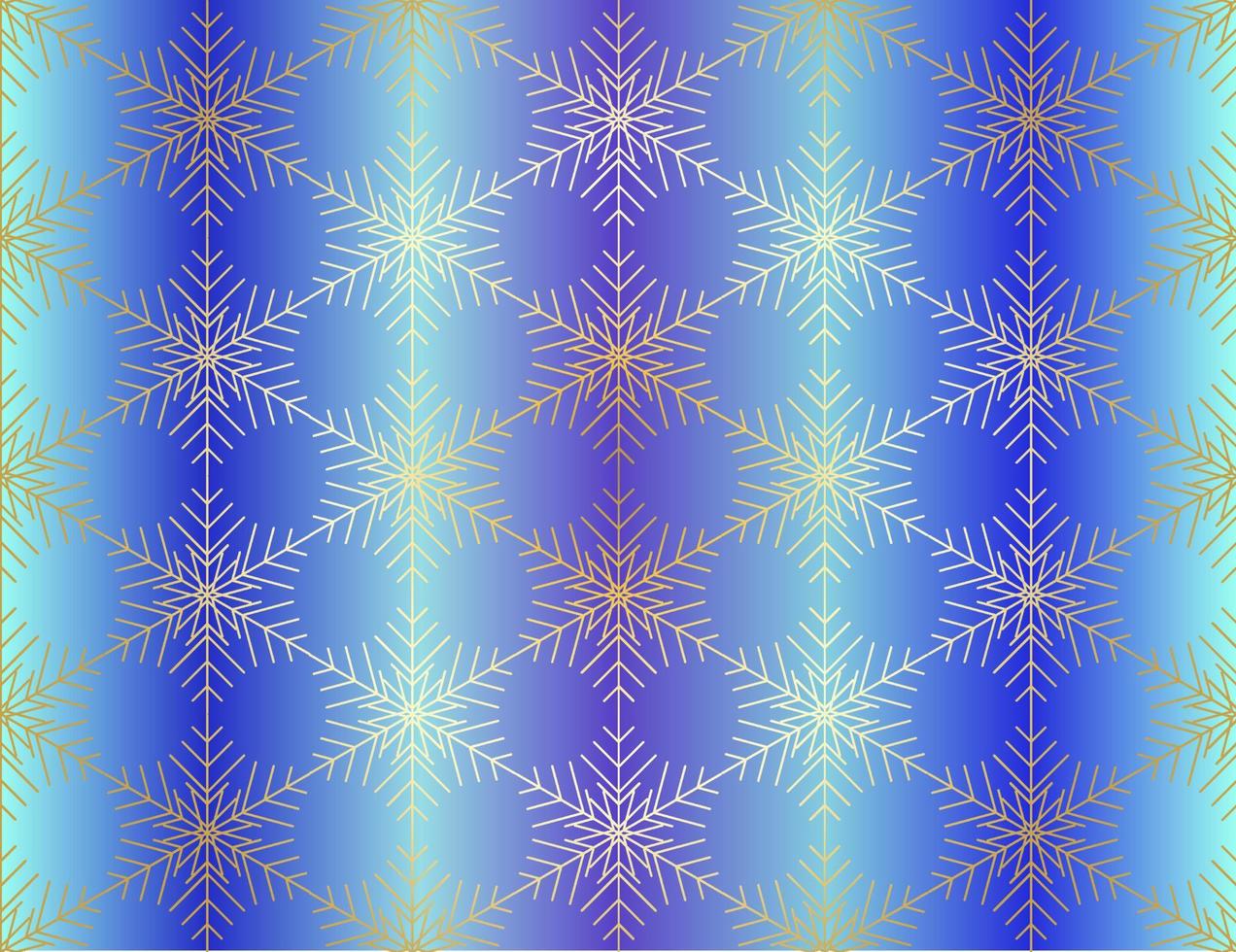 Vector Christmas card. Snowflakes background. Winter seamless pattern.