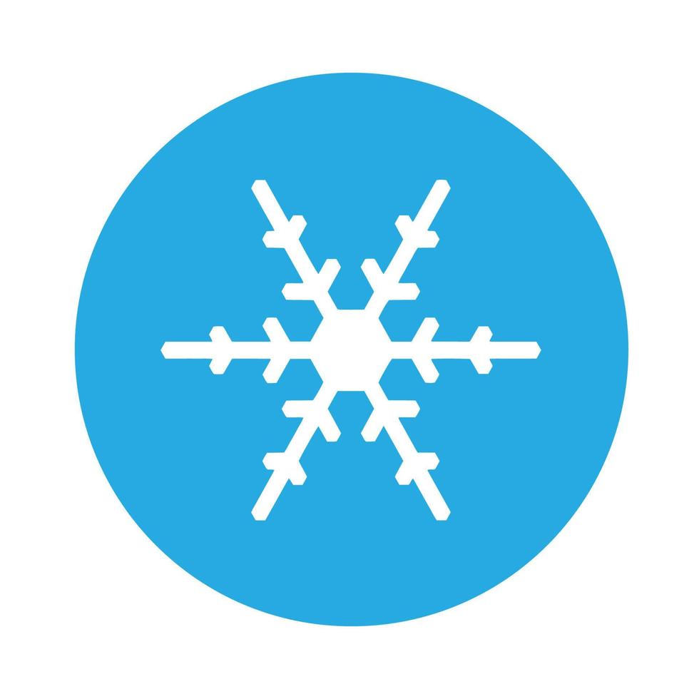 Vector  winter snowflake icon. illustration for web