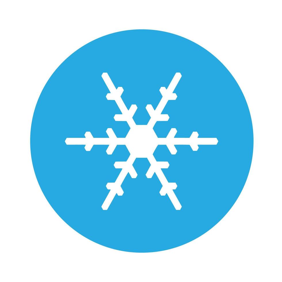 Vector  winter snowflake icon. illustration for web