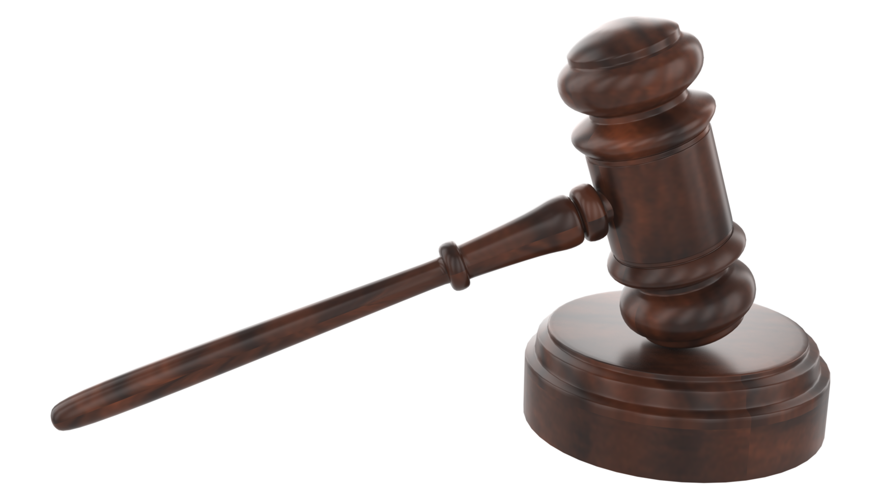 Judge hammer law gavel. Auction court hammer bid authority concept symbol PNG Transparent Background