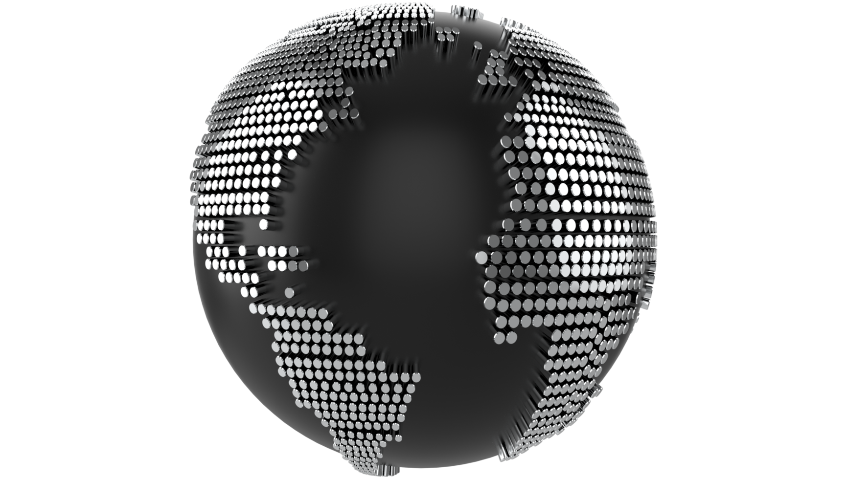 3d world map globe Transparent PNG