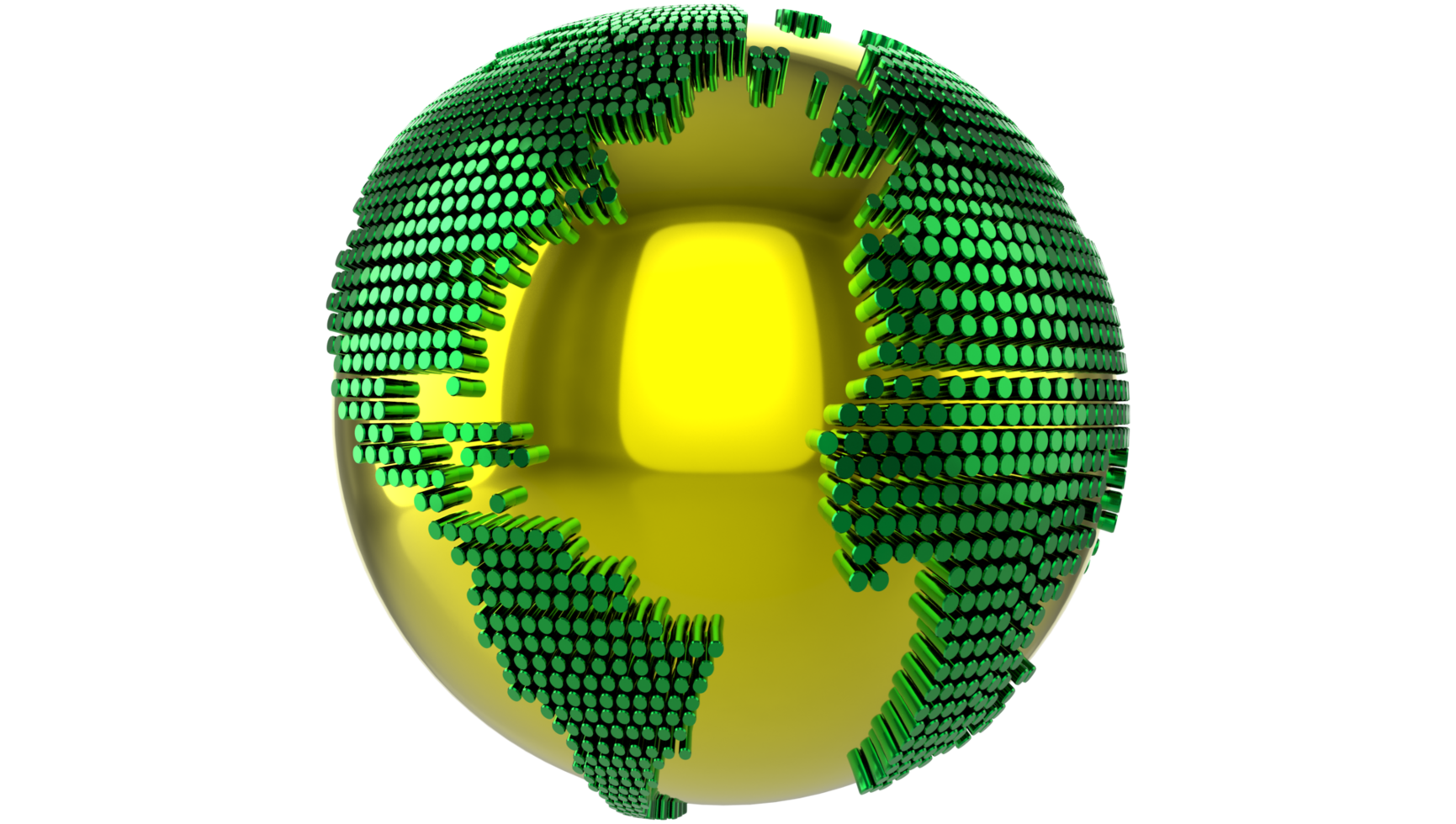 3d world map globe Transparent PNG