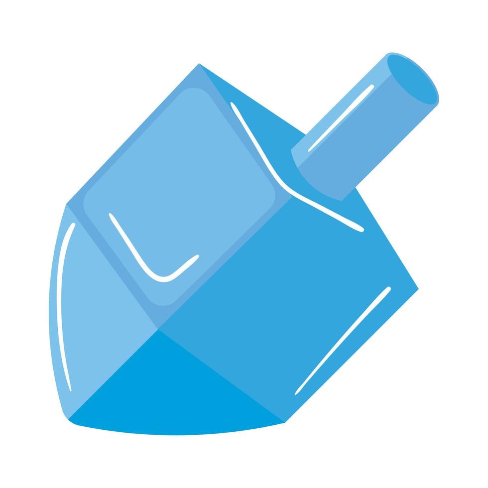 hanukkah dreidel toy vector