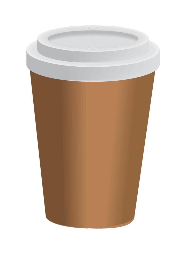 takeaway cup eco vector