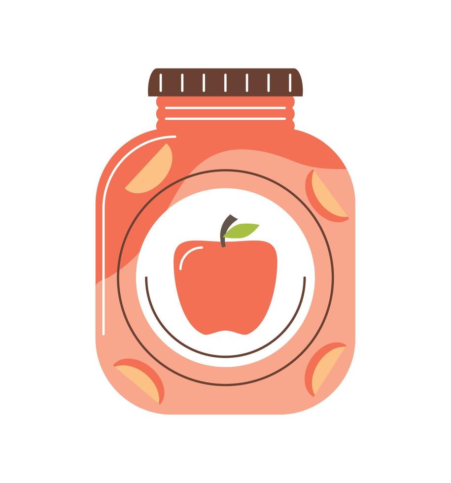 apple juice beverage vector
