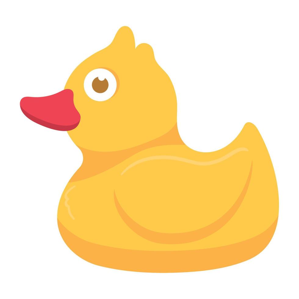 duck toy icon vector