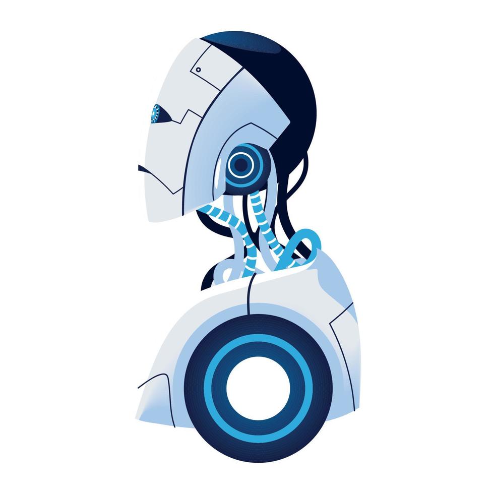 artificial intelligence robotic vector