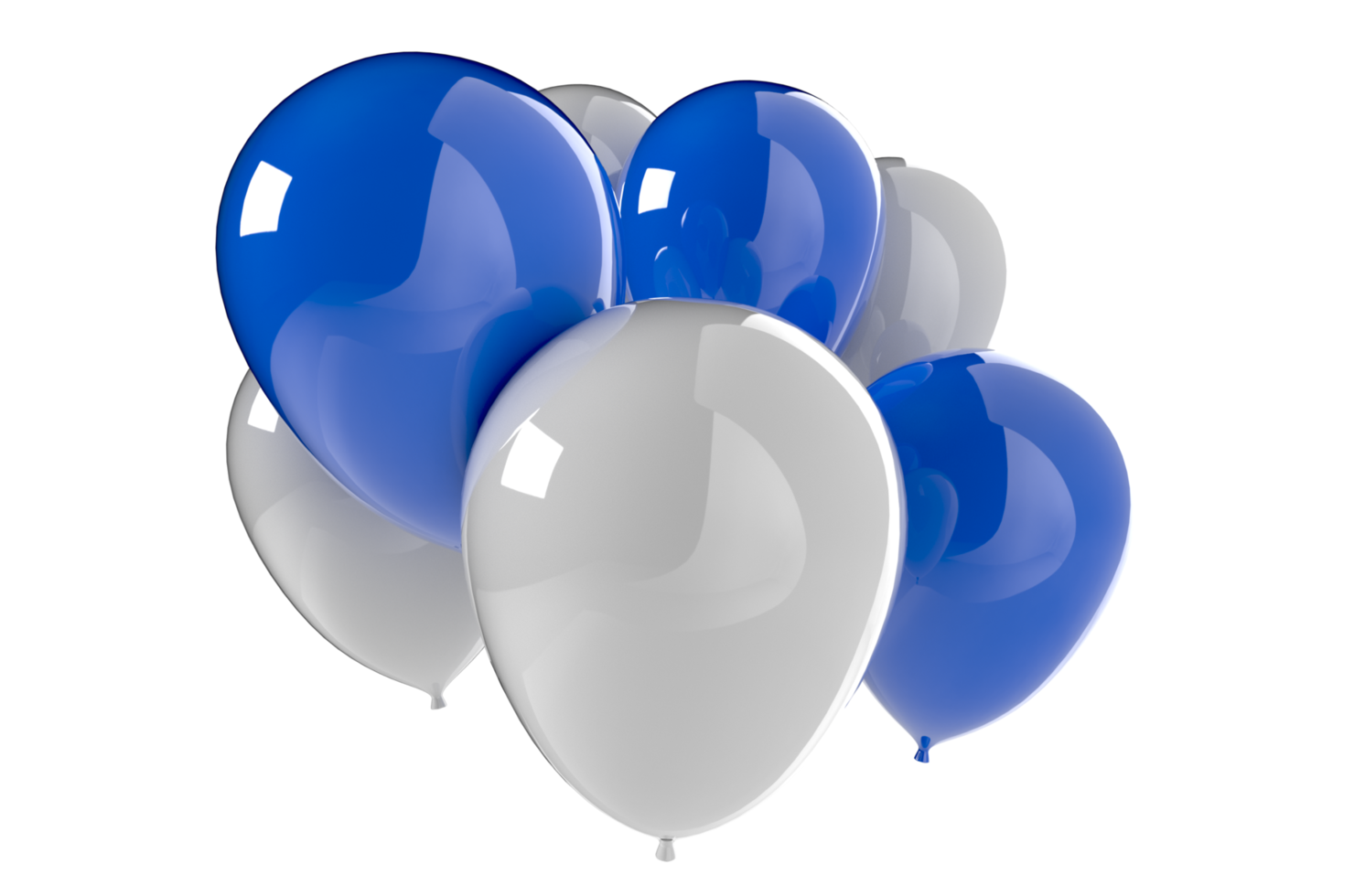 Fiesta De Cumpleaños, Globos, Azul - Balloons Clipart - Png