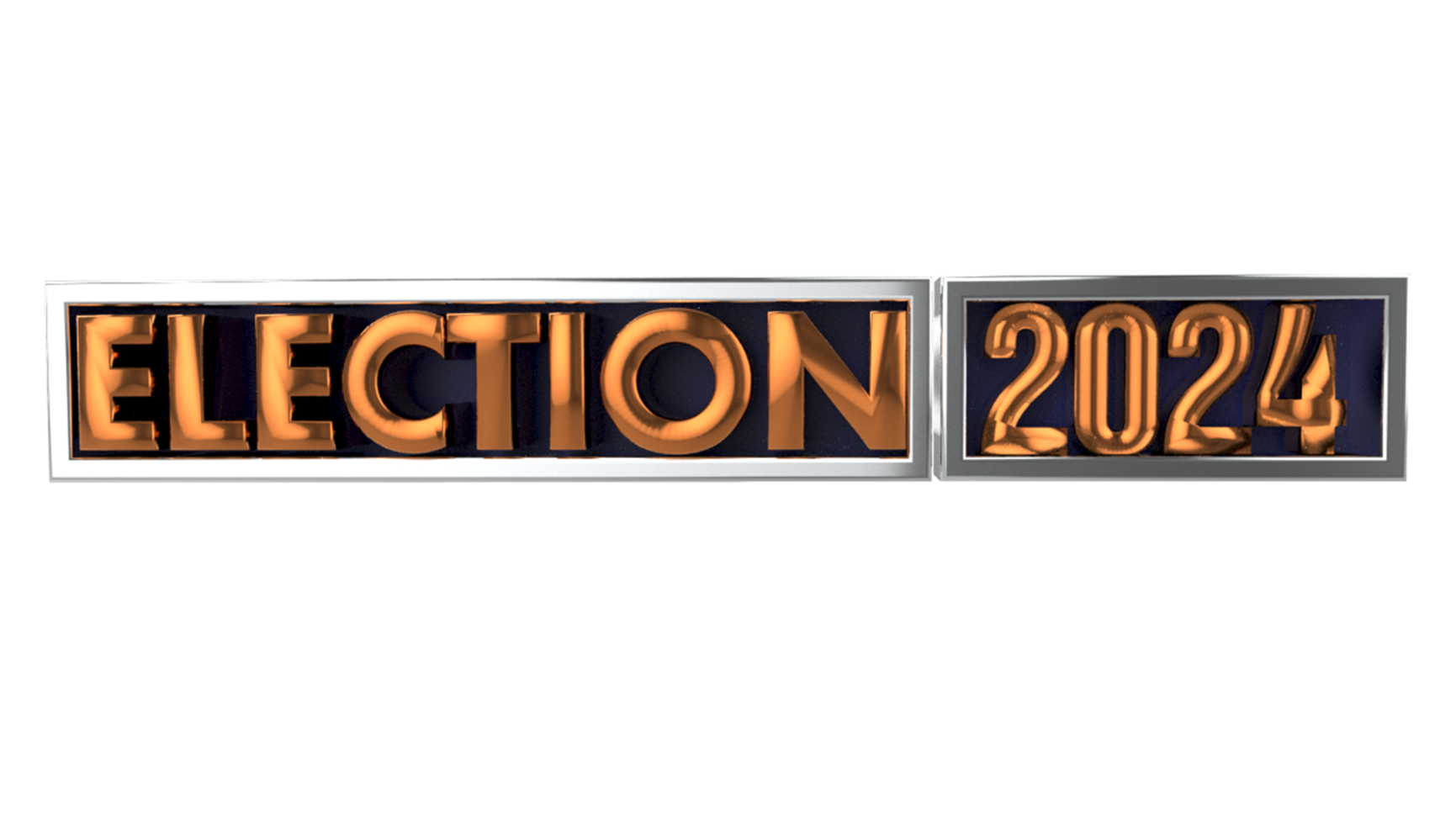 3d Election Logo PNG with Transparent Logo