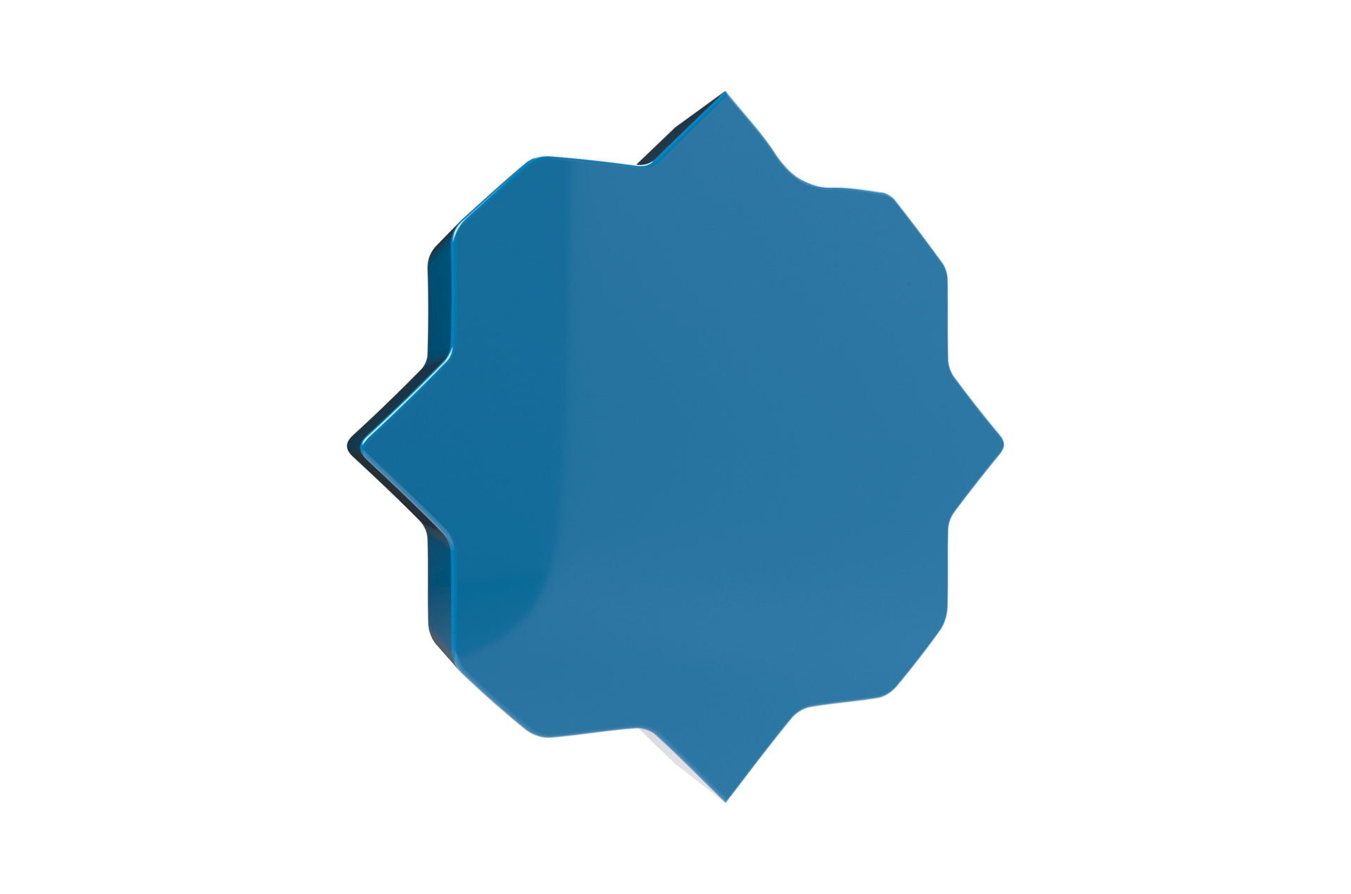 3D Geometric Shape, Banner, Icon, Badge, Label PNG Transparent