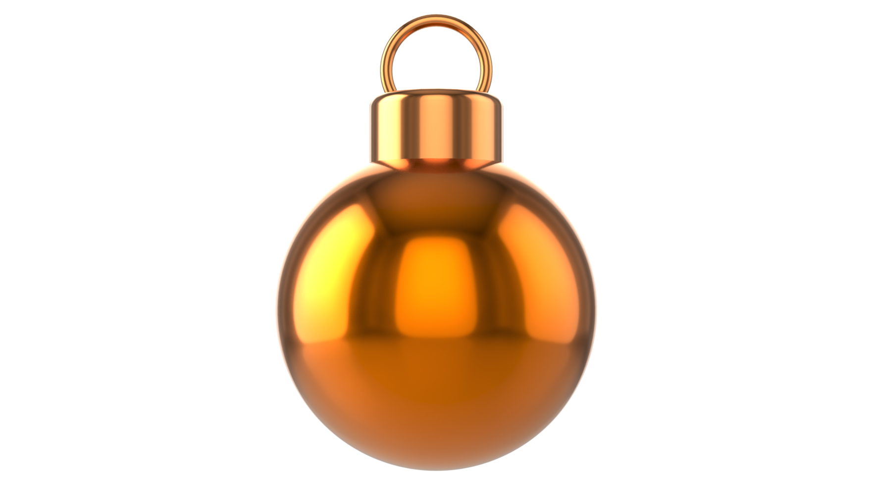 Festive Season balls baubles bombs bulbs decoration Transparent PNG. isolated glass ball. 3D rendering. New Year's Eve winter hanging adornment souvenir. Traditional ornament happy wintertime holidays png