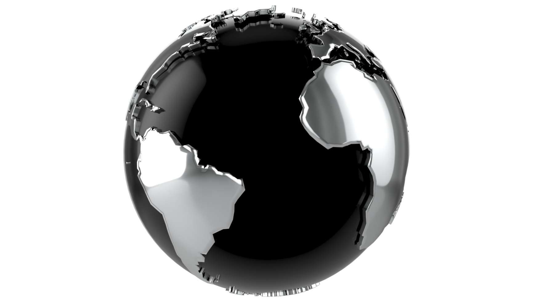 3d world map globe Transparent PNG