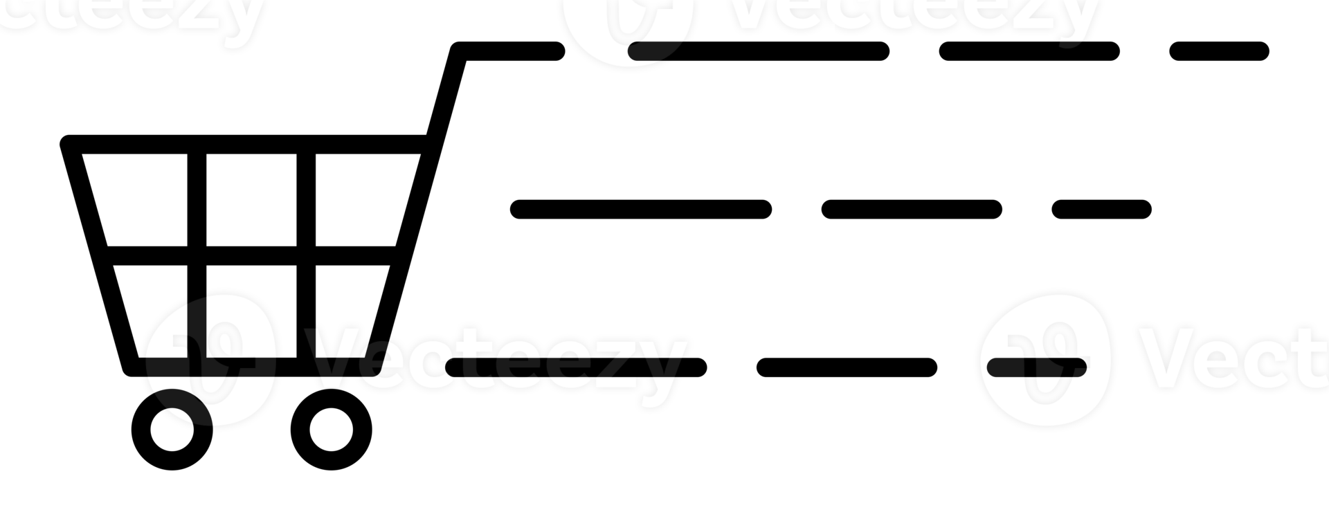 Trolley Sign for Icon Symbol, Pictogram, Logo, Website, Apps, Art Illustration or Graphic Design Element. Format PNG