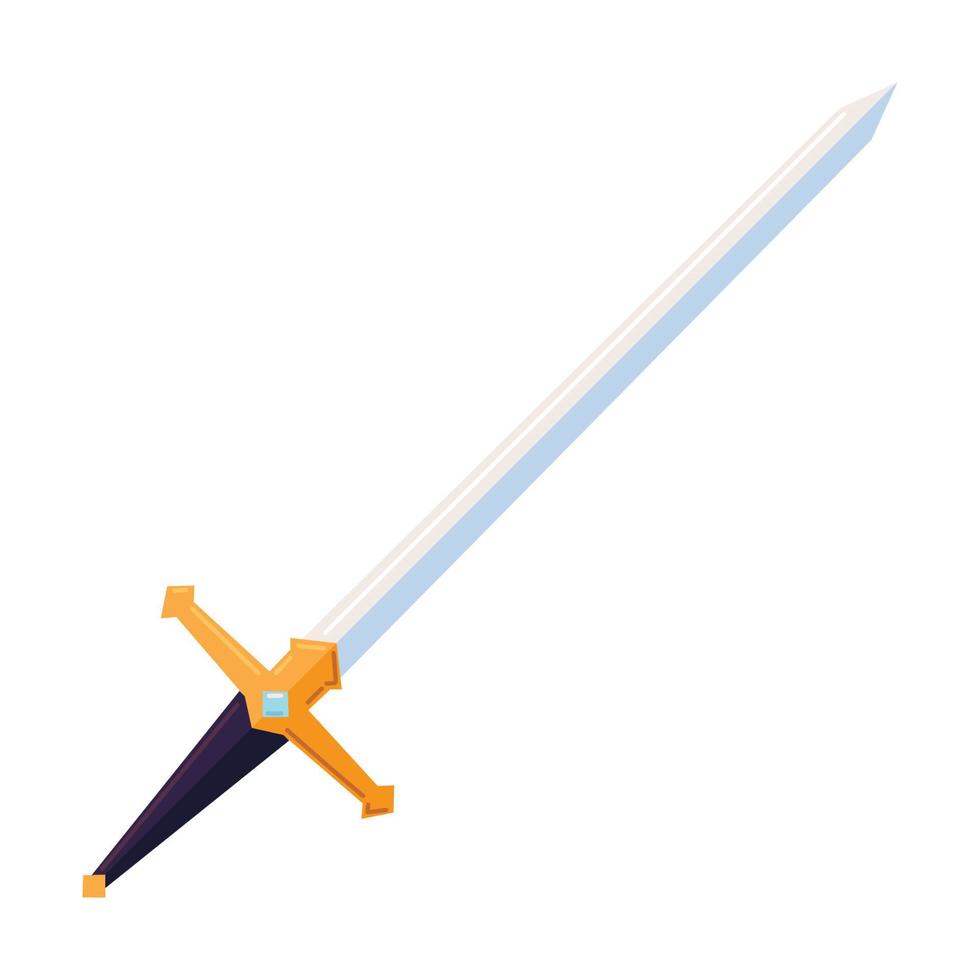 espada antigua medieval vector