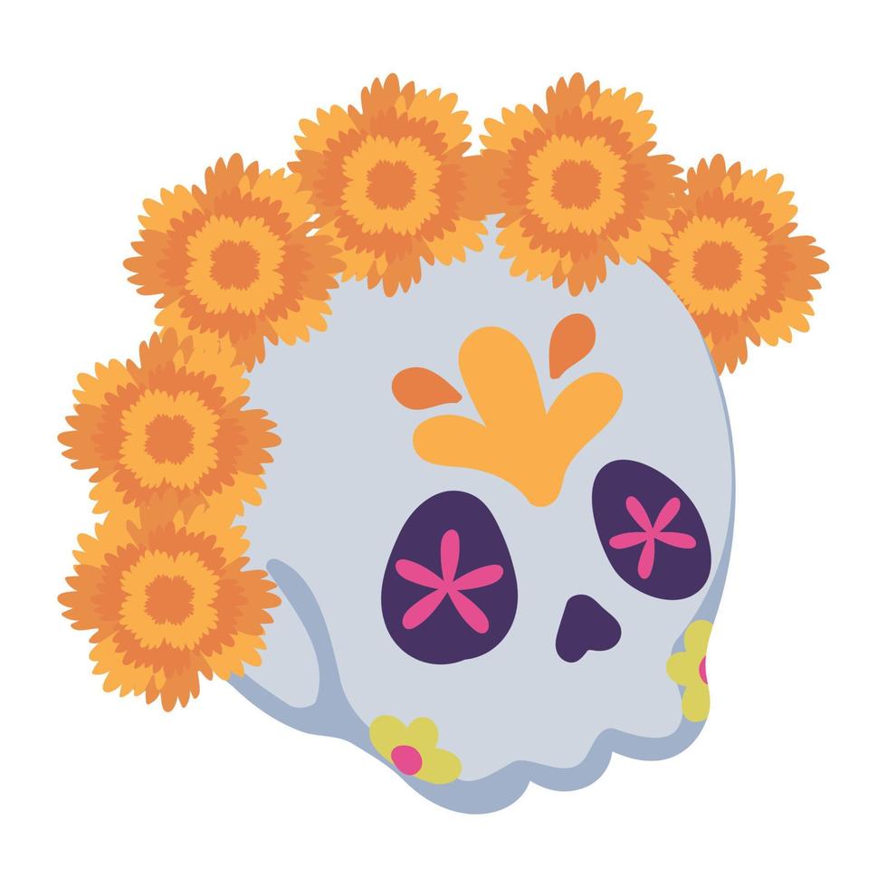 dia de muertos, catrina vector