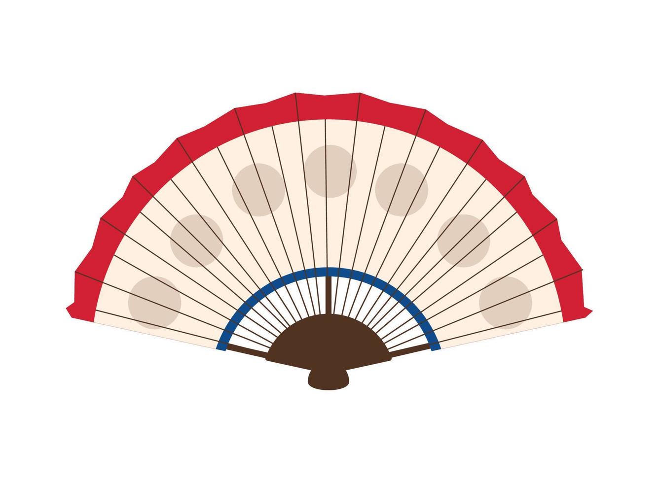 hand fan accessory vector