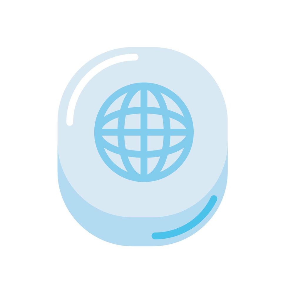 world connection icon vector