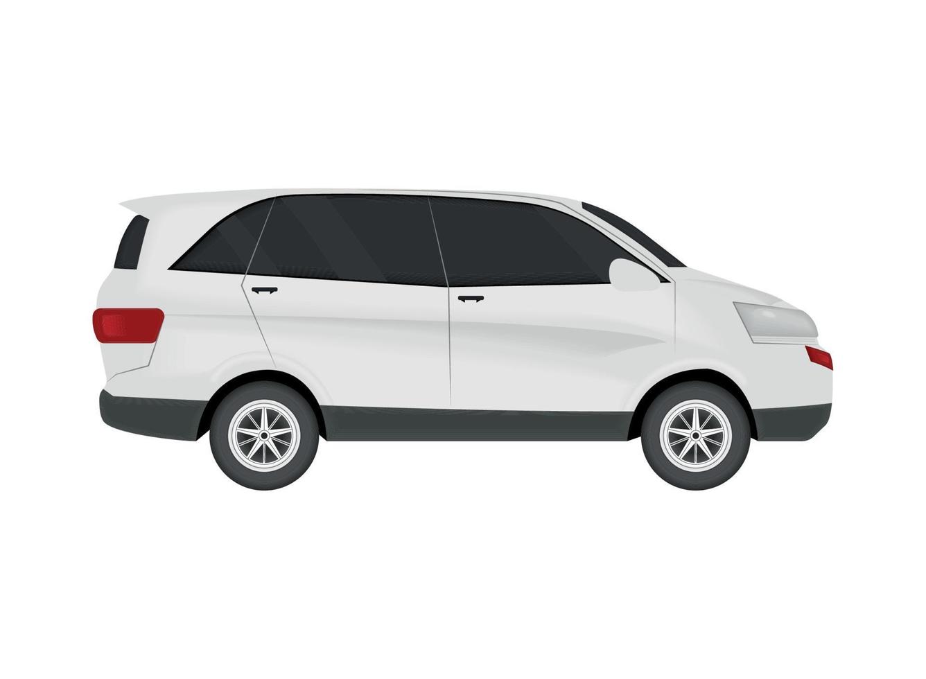 car suv mockup vector