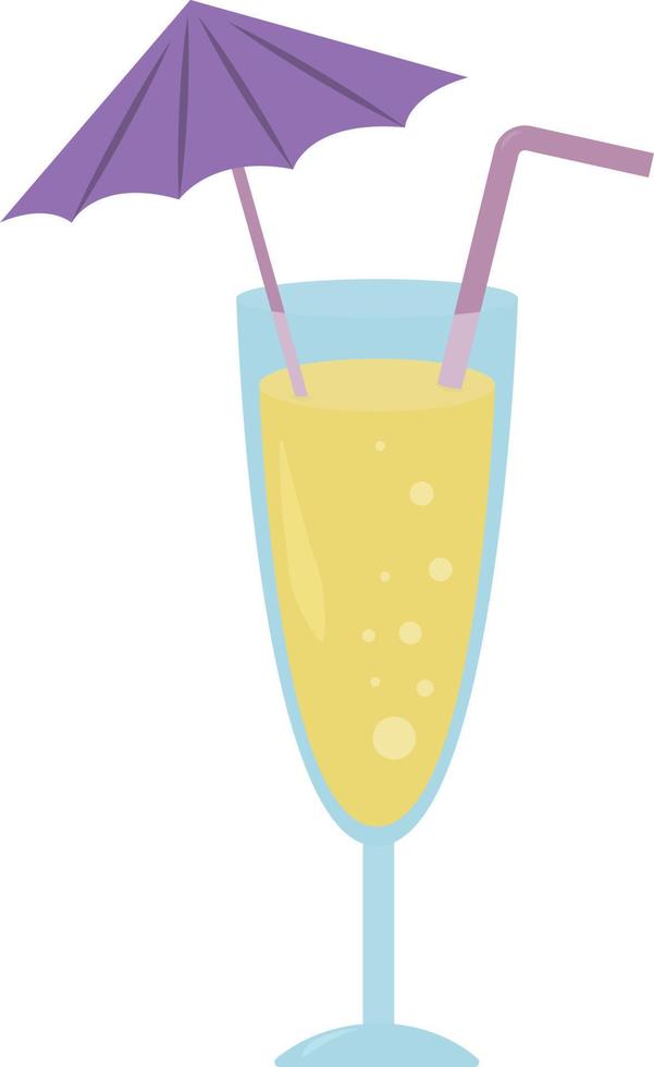 Orange juice , illustration, vector on white background