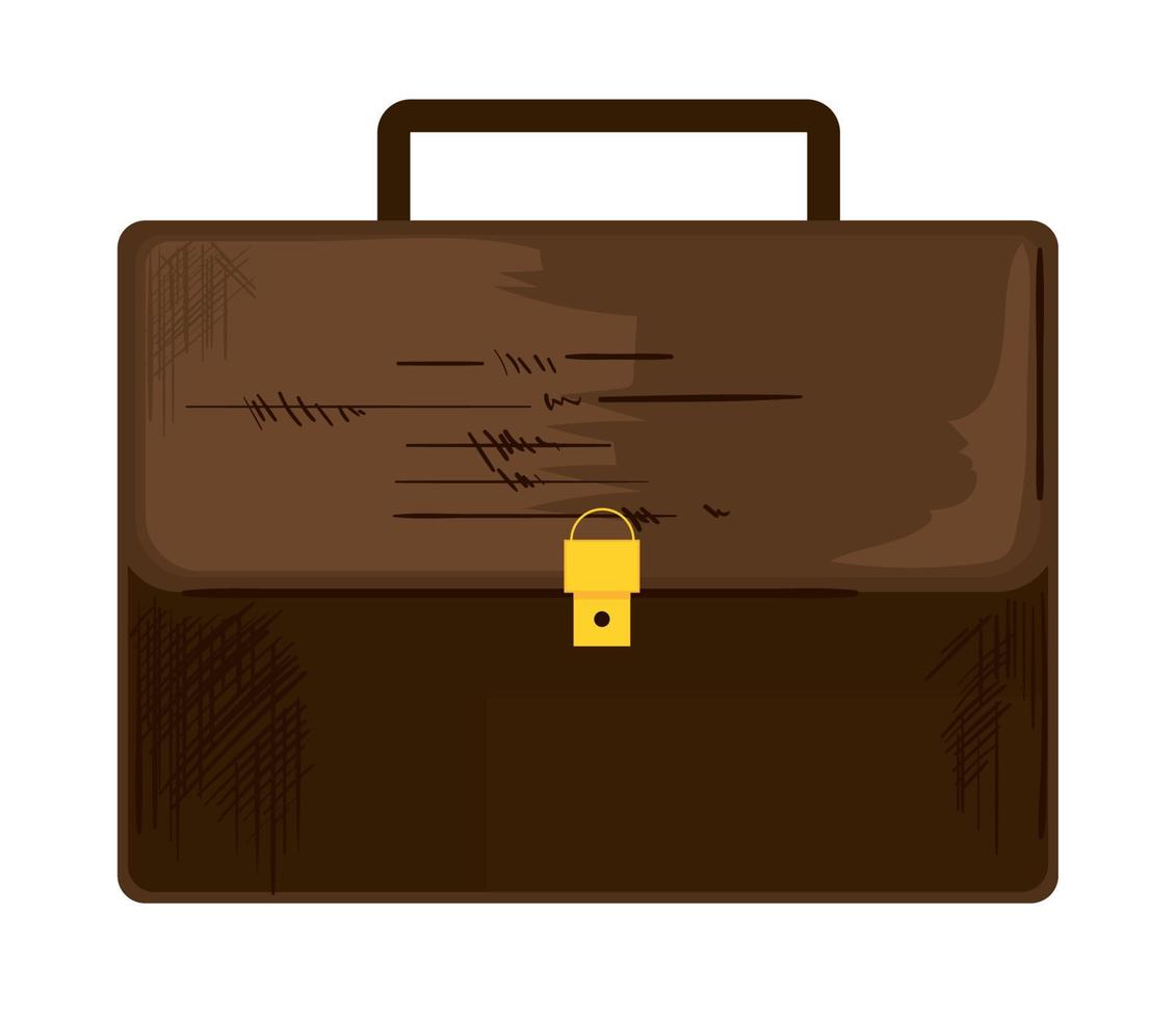 law and justice briefcase vector