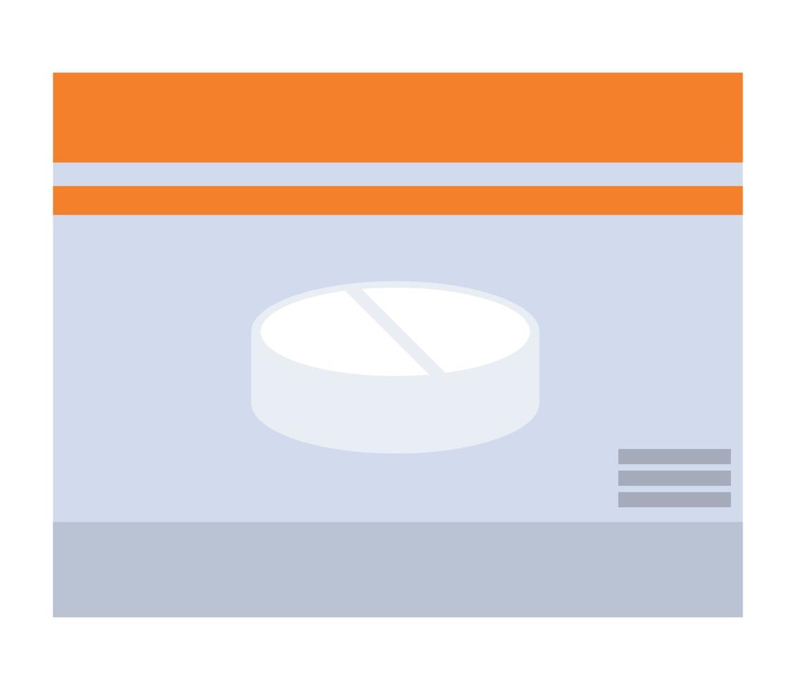 medicine pills packaging vector