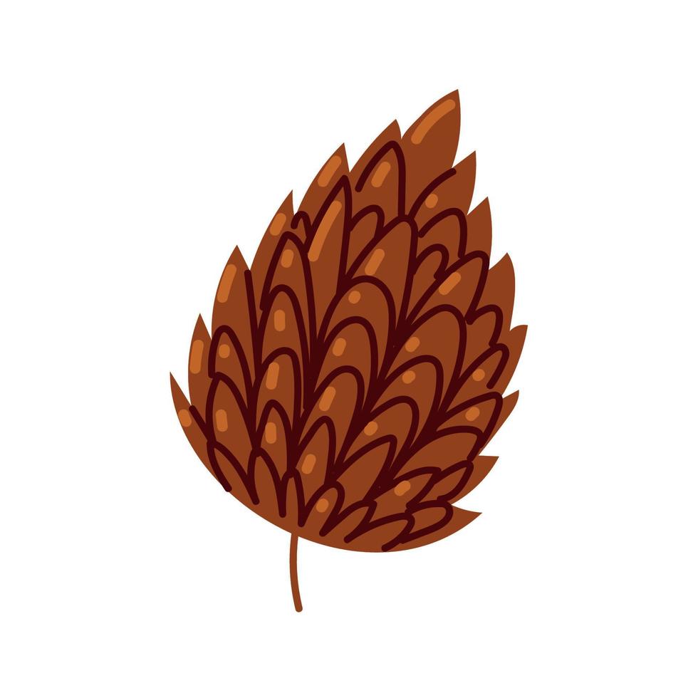 pine nut icon vector