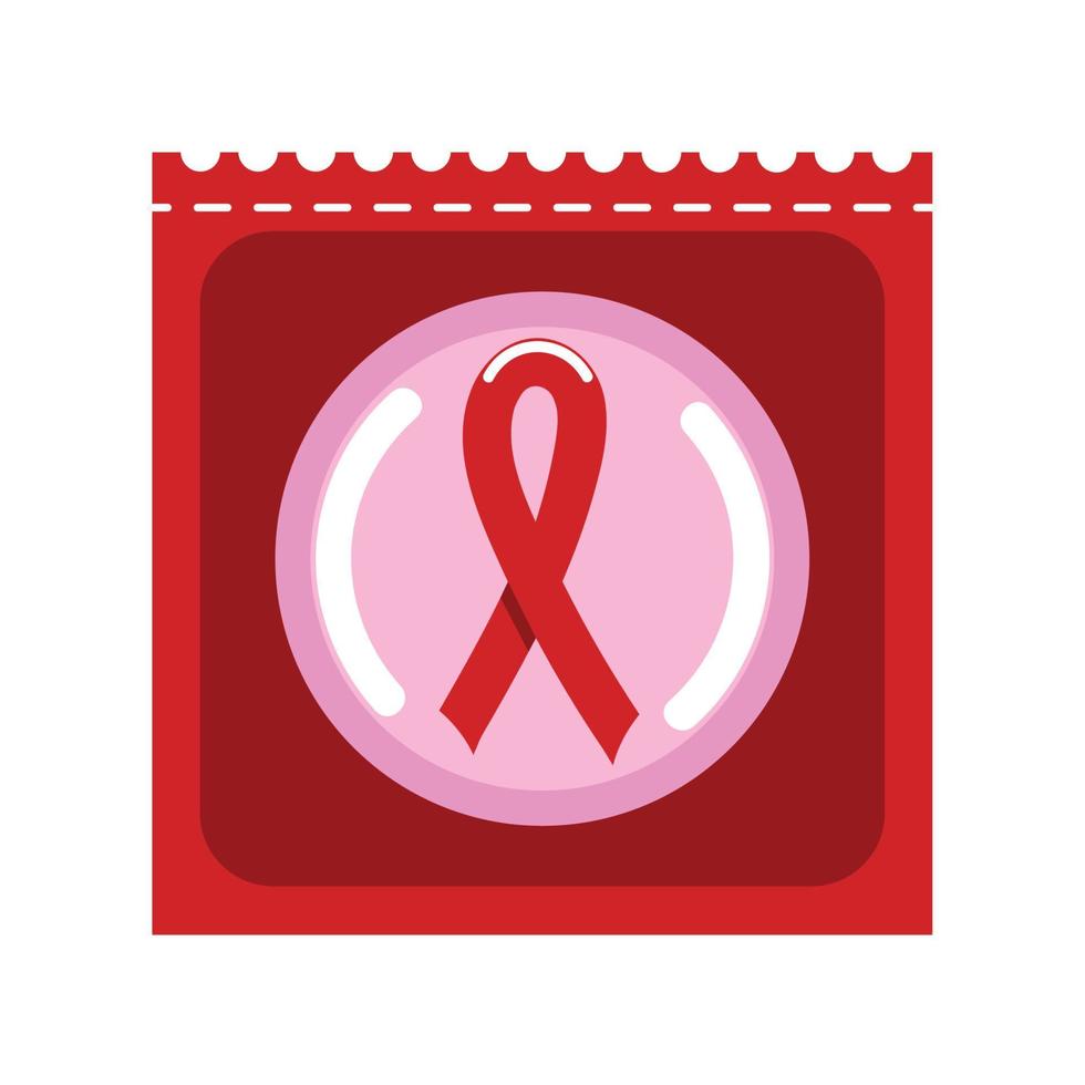 condom AIDS icon vector