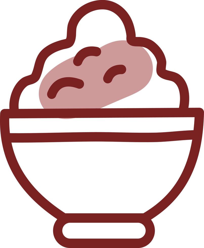 gachas sabrosas, ilustración, vector sobre fondo blanco.