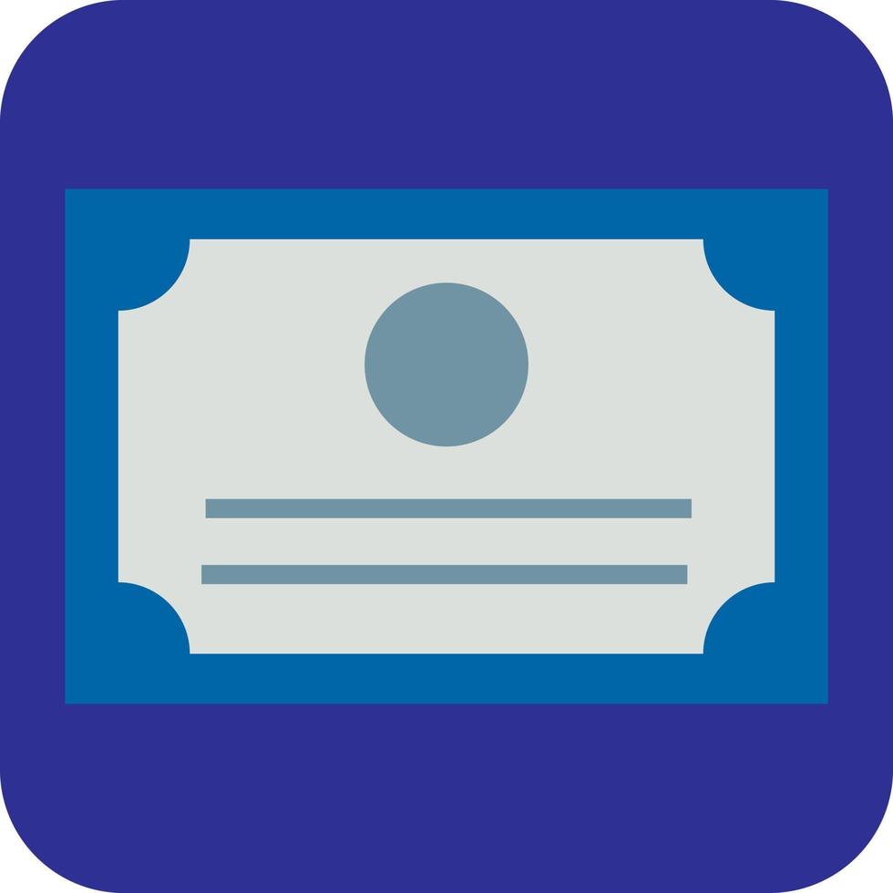 Education certificate, illustration, vector on a white background.