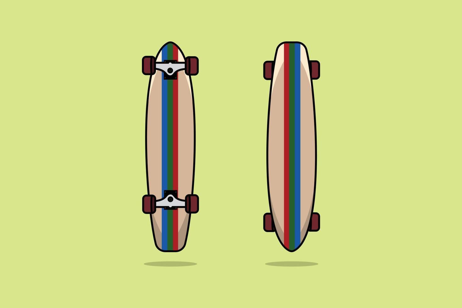 ilustración de icono de vector de tabla de surf. deporte de playa de verano, concepto de diseño de icono de vacaciones. objetos de natación, viajes de surf, viajes por mar, deportes de playa, objetos de verano.