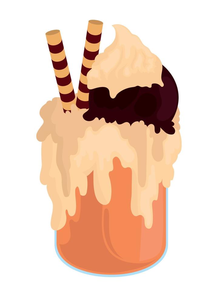 milkshake beverage icon vector