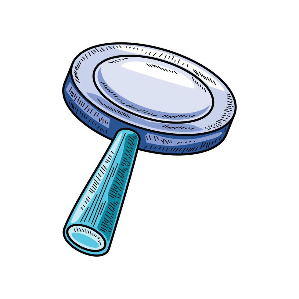 magnifying glass icon vector