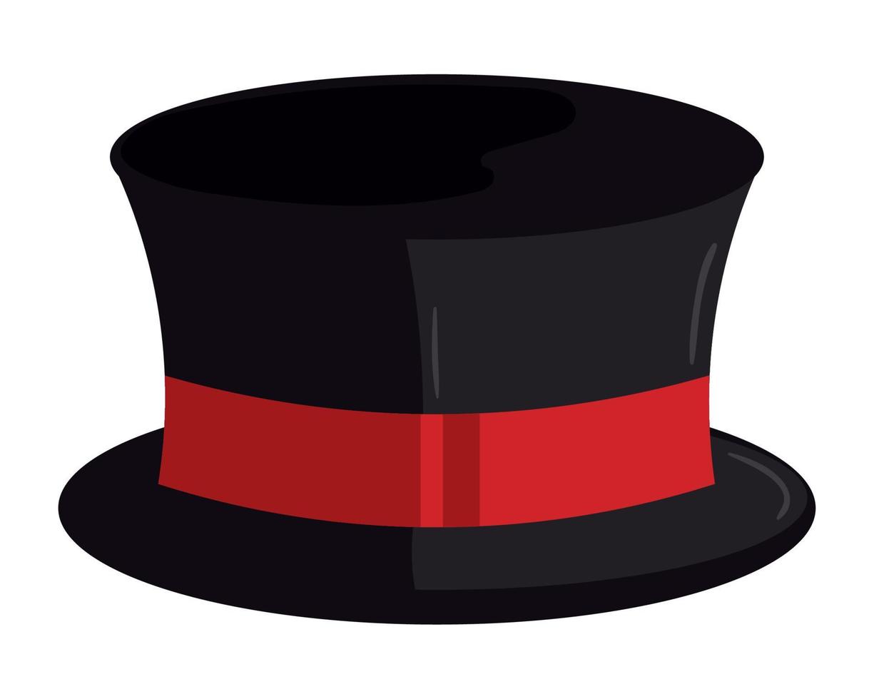 top hat icon vector