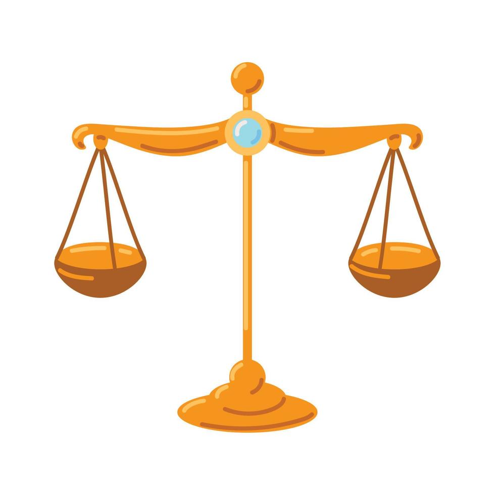 scale for justice vector