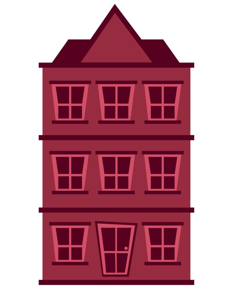building structure icon vector
