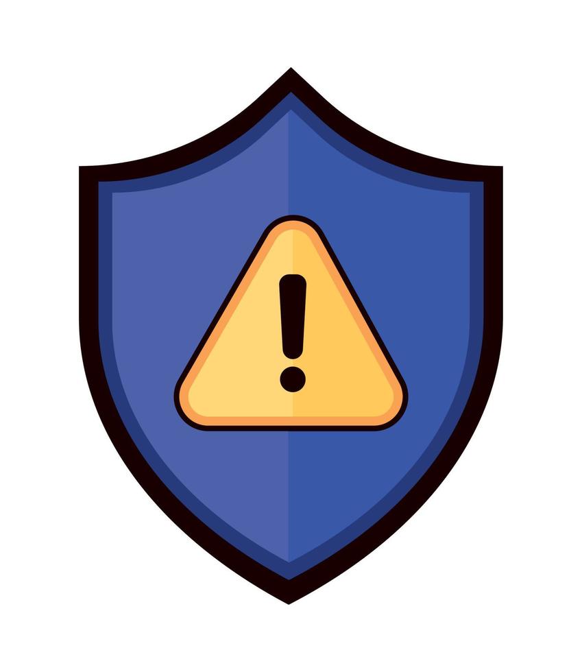cyber security shield vector