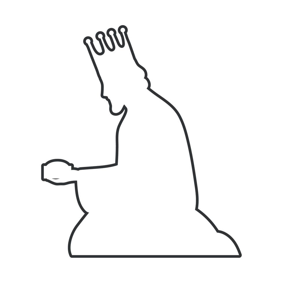 wise king balthazar vector