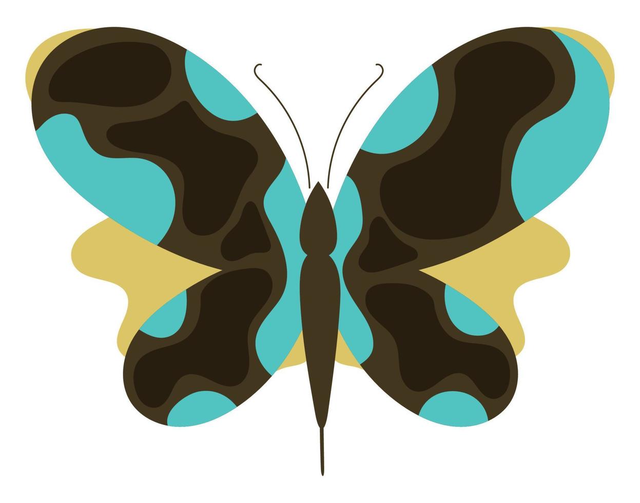 icono de vector de mariposa