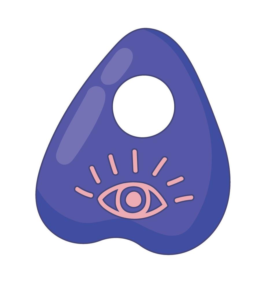 halloween ouija with eye vector