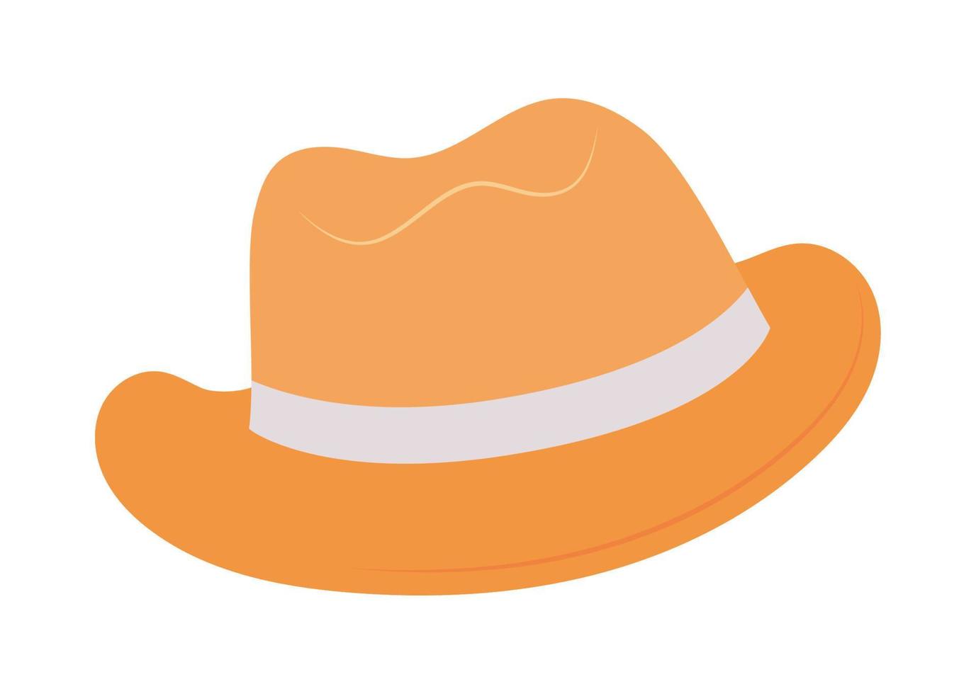 hat summer icon vector