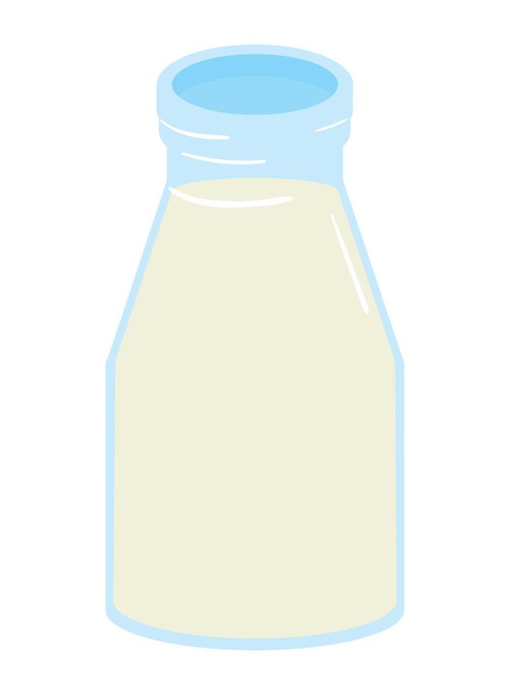 milk bottle beverage vector