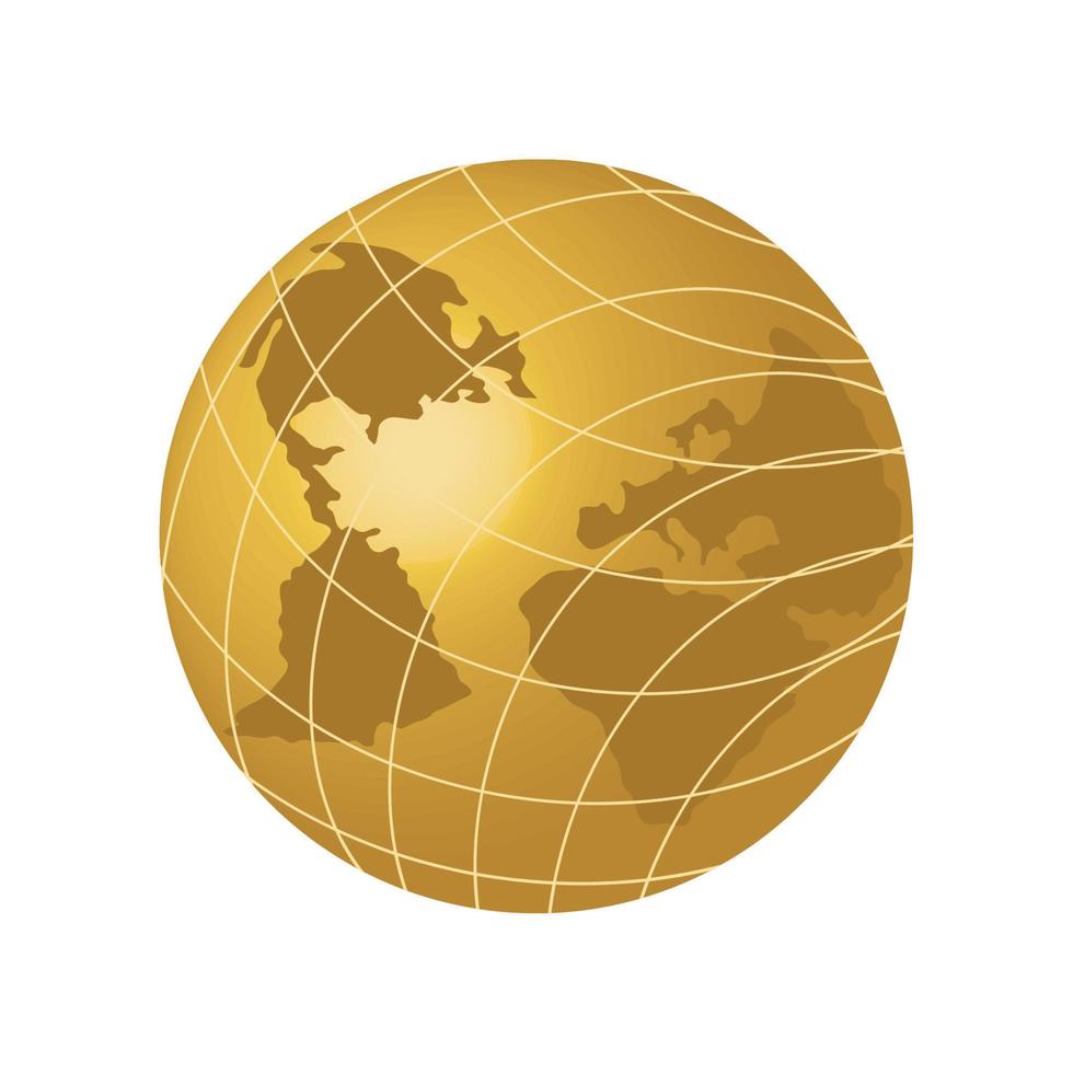 world connection icon vector