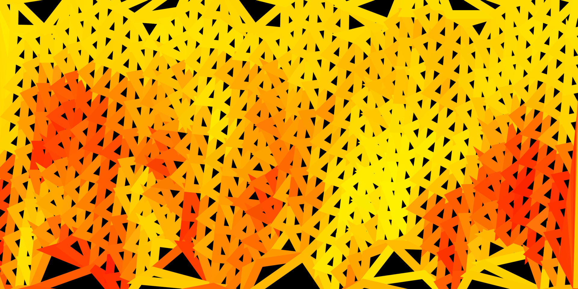 Dark yellow vector abstract triangle background. 13831153 Vector Art at