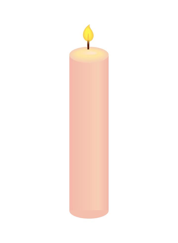 light candle icon vector