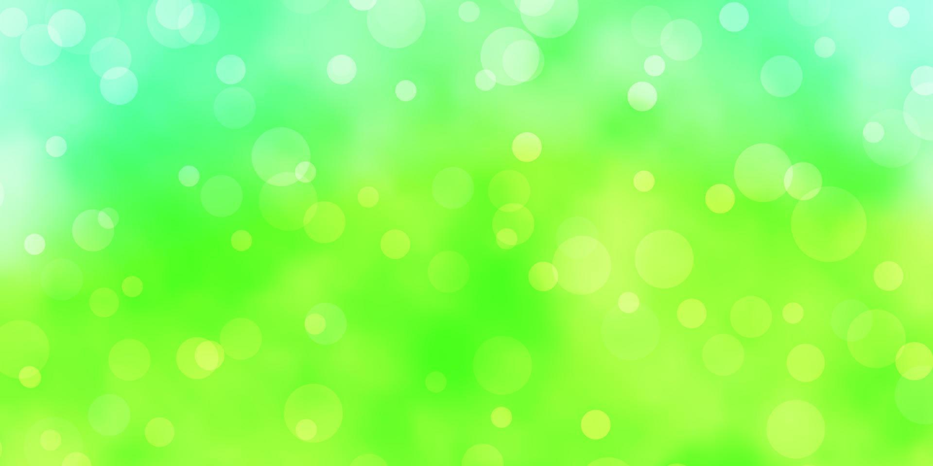 Light Green vector backdrop with dots.