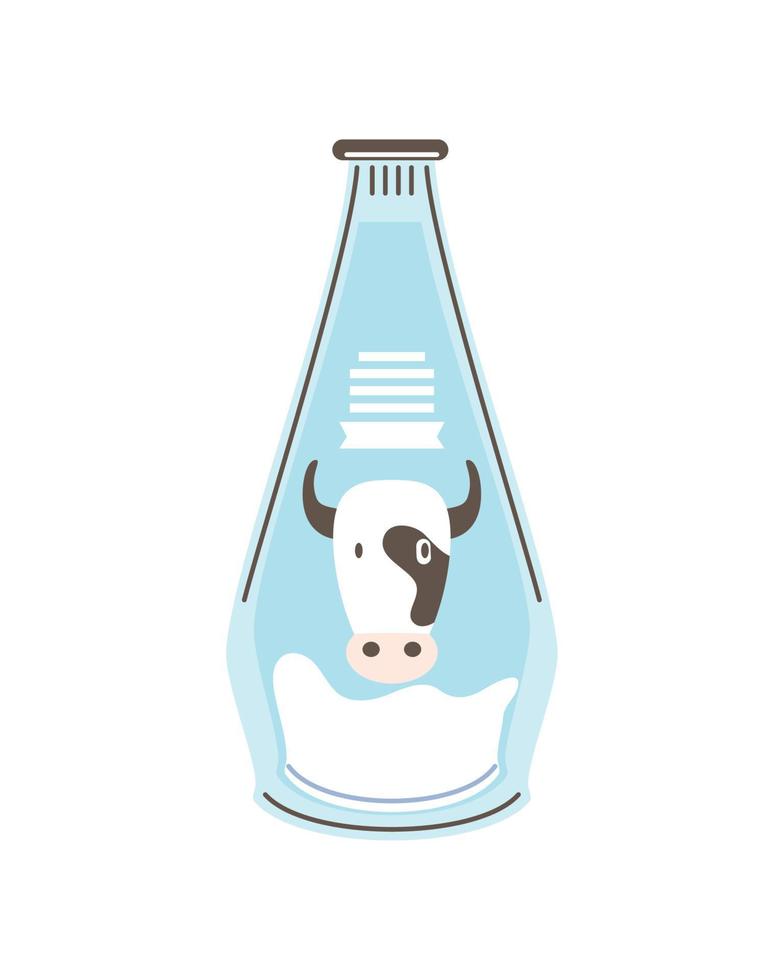 milk bottle beverage vector